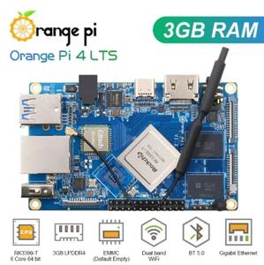 <span class=keywords><strong>Orange</strong></span> <span class=keywords><strong>Pi</strong></span> <span class=keywords><strong>4</strong></span> <span class=keywords><strong>LTS</strong></span> 3 Go/<span class=keywords><strong>4</strong></span> Go de RAM Rockchip RK3399-T, prend en charge le Wifi + BT5.0 Gigabit Ethernet - Product Image 6