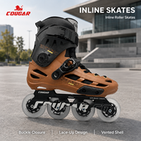 Patins à roulettes personnalisés de couleur unie, style slalom urbain, avec cadre à roulements améliorés, patins en ligne à coque rigide pour adultes