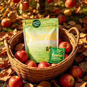 Gomitas de Superalimentos Verdes OEM/ODM, 28 Unidades Diarias # Suplemento Dietético Multivitamínico Superfood de la Marca Greens, con un Sabor Dulce y Fresco - Product Image 5