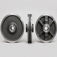Vanne papillon en fonte ductile LF AWWA C504 ASTM A536 certifiée ISO9001, moulage au sable, tailles personnalisées pour l'automobile et la machinerie