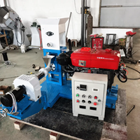 Petite machine extrudeuse d'aliments flottants pour poissons, machine à granulés pour l'aquaculture, pour tilapia, carpe, poisson-chat