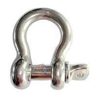 Manille de type US en acier inoxydable 304 et 316, manille en D