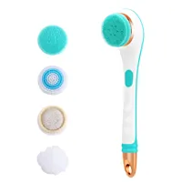 Silicone Body Cleaning Brush, USB Rechargeable, 2 Speeds