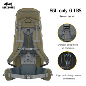 Sac à dos de chasse Gbaz Force 85L vert Ranger imperméable avec support pour arc pour les sports de plein air - Product Image 4