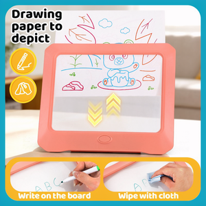 Jouets éducatifs, peinture graffiti, écriture magique, tableau de dessin 3D lumineux, jouets d'écriture pour enfants - Product Image 2