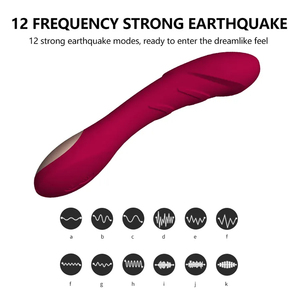 Consolador vibrador de alta calidad para mujer, fuente de alimentación USB de 12 vibraciones, masajeador Personal, Varita, herramientas de masaje, herramienta de masturbación femenina - Product Image 3