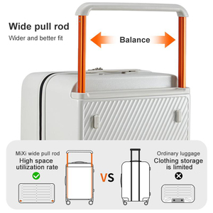 <span class=keywords><strong>2025</strong></span> công suất lớn Túi hành lý cho chuyến đi rộng kéo que hiện đại vali với dây kéo xe đẩy hành lý với một xử lý - Product Image 6