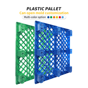 Lưới nhựa Pallet ánh sáng Stackable HDPE cấp thực phẩm Virgin tái chế vật liệu chống trượt ngành công nghiệp kho tùy chỉnh Euro Pallet - Product Image 4