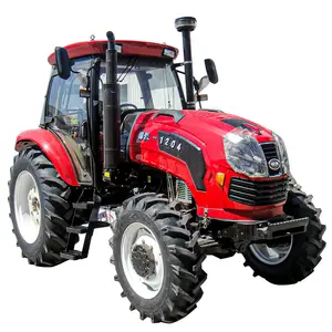 Equipo de maquinaria agrícola 4wd 90 100 120 hp, 130hp, 140hp, 150hp, 180hp, Tractores de granja pequeños, 4X4, Mini Tractores agrícolas