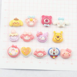 Novos Desenhos Animados Resina Acessórios Handmade Diy the Cute Winnies Nail Charme Poohs Hellokitties Nail Charms - Product Image 3