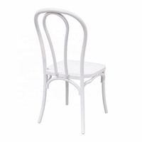 Chaise en plastique durable de style Thonet pour événements extérieurs, hôtels, restaurants, mariages et fêtes
