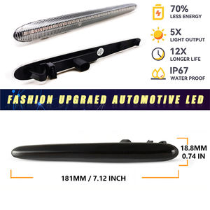 Coppia di 2 Luci di Posizione Laterali a LED Canbus, Indicatori di Direzione per Auto per <span class=keywords><strong>Alfa</strong></span> <span class=keywords><strong>Romeo</strong></span> Giulietta Veloce TI <span class=keywords><strong>Sprint</strong></span> 2010-2021, OEM#50513758 - Product Image 4