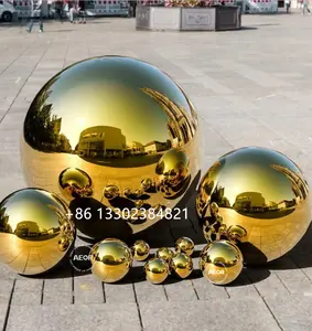 Boule d'argent extérieure géante éblouissante pour la décoration de fête disco 50cm 1 mètre boule miroir gonflable