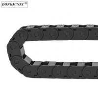Tour cnc utilisé, flexible, chaîne de traînée, câble, chaîne, conduit, taille intérieure 10x10mm