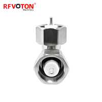 Adaptor LC Male Right Angle ke LC Male RF, Konektor Tipe LC 90 Derajat, Sempurna untuk Rak & Switch Jaringan Berdensitas Tinggi
