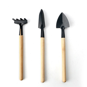 Mini juego de herramientas de jardinería, pala de hierro de 3 piezas, rastrillo para plantas en macetas, cuidado de flores, estilo ligero y sencillo - Product Image 2