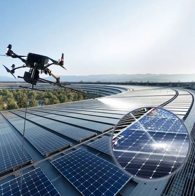 High-Quality Window Cleaning Drone Used to Clean High-Altitude Building