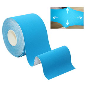 Cinta de Kinesiología <span class=keywords><strong>KT</strong></span> de Nailon Elástica en 4 Direcciones de 5cm para Deportes, Soporte Muscular de <span class=keywords><strong>Rodilla</strong></span>, Vendaje de Fitness y Entretenimiento, 5m para Gimnasio - Product Image 3
