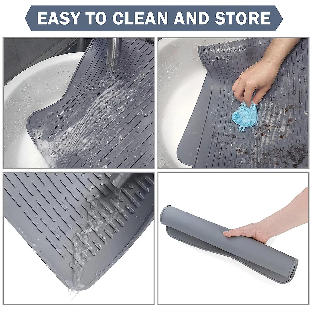Eco-Life Non-Slip Heat Resistant Oven Top Cover Gas Stove Tempered Glass Top Cover Silicone Electric Stove Top Cover