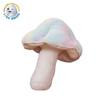 Nouvelle Coussin-Peluche Adorable en Forme de Petite Fleur Venimeuse et de Petit Champignon, Simulation de Couleurs Magiques, Poupée pour Enfants, Rembourrage en Coton PP Multicolore, 32 cm