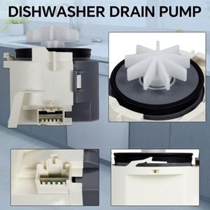 Bomba de desagüe para lavavajillas DD31-00016A WDP85186, pieza eléctrica de plástico para lavavajillas Samsung - Product Image 3