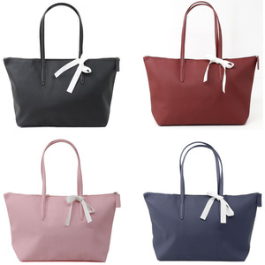 Bolso de mano impermeable para mujer, bolso de hombro de poliéster de gran capacidad, de Color sólido, a la moda, para ir de compras y para ir al trabajo - Product Image 1