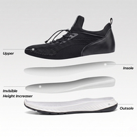 Vente en gros usine Baskets de sport rehaussantes pour hommes de haute qualité, augmentant la taille de 7CM/2.76 pouces