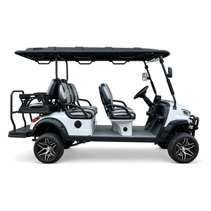 Voiture de golf électrique HKBG Club Car tout-terrain homologuée pour la route, 7-8 places, vitesse 30-50 km/h, capacité de montée de 25 degrés, autonomie 50-70 km - Product Image 6