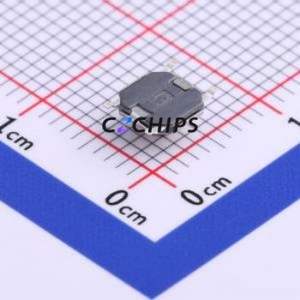 TS-1076S-A8B2 Tactile Switch SMD-4P,5.2x5.2mm Switch Single Pole Single Throw Round Button 1.8N Vertical Mount - Product Image 2