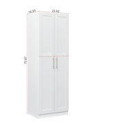 Armoire de rangement de luxe moderne avec porte plate pour la maison Vestiaire de chambre à coucher Produit Offre Spéciale-Meubles de chambre à coucher de maître au design simple