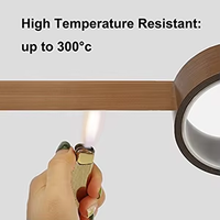 Ruban adhésif imperméable pour machine de thermoscellage, ruban isolant à décollement facile, isolation électrique, film PTFE, ruban adhésif en silicone
