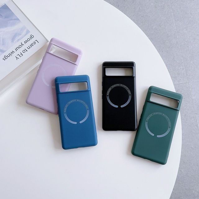 Magnetic Suction Drop-Resistant Full Covering TPU Phone Case for Google Pixel 9 Pro XL Pixel 8 Pro Protective Case Iphone16 case