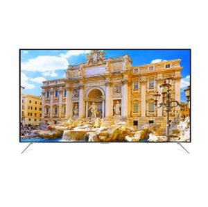 TV 4K UHD <span class=keywords><strong>100</strong></span> \ "LED avec cadre de lunette entièrement métallique Android Smart 2G + 16G RAM Air Cast Lan BTfunction DVT 2G + 16G Télévision Wiredrawing - Product Image 1