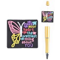 Noël Silicone Perles Stylos Fabricant Personnalisé Infant Chew DIY Bébé Dentition Caractère Silicone Charmes Focal Perles Pour Stylos
