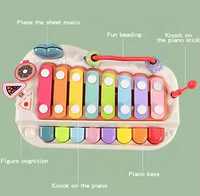 Kid Montessori Multifunctional Cake Rainbow Baby Music Plastic Percussion Instrument Kid Toy