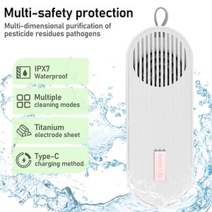 Purificador de Frutas y Verduras Multifuncional para el Hogar, Elimina Residuos de Pesticidas, Máquina Limpiadora de Frutas y Vegetales - Product Image 2