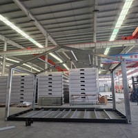Maison conteneur démontable à installation rapide |   Espace modulaire réutilisable pour camp de travailleurs, bureau de chantier et hébergement d'hôtes