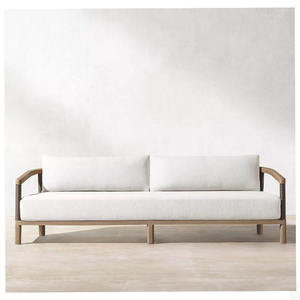 Nuevo Conjunto de Muebles de Jardín de Diseño Moderno en Teca, Sofás de Patio Personalizados de Alta Gama - Product Image 4