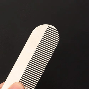 Hot Bán Thép Không Gỉ Râu Lược Người Đàn Ông Của Túi Nhãn Hiệu Riêng Râu Lược Cho Người Đàn Ông Thép Râu Lược - Product Image 4