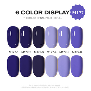 AILANUO Prix Usine Pigment de Haute Qualité Résine Naturelle Vernis à Ongles Gel UV Lampe LED Gel 6 Couleurs Kit Personnalisé Logo de Marque Privée - Product Image 2