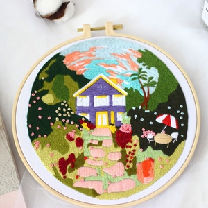 Kits de Bordado de Punto de Cruz con Paisajes de Estilo Chino 2026 para Decoración del Hogar - Product Image 3