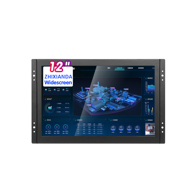 12/12.1 Inch Widescreen LCD Resistive/Capacitive Touch Screen Display Open Frame Monitor
