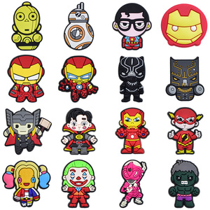 Charm per Zoccoli in PVC Personalizzati, <span class=keywords><strong>Accessori</strong></span> Morbidi per Scarpe, Fibbie Decorative Fai-da-Te per Personaggi Marvel <span class=keywords><strong>Hulk</strong></span> - Product Image 5