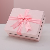 En stock boîte d'emballage cadeau boîte cadeau Saint Valentin boîte cadeau de Noël avec nœud ruban