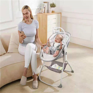 <span class=keywords><strong>Culla</strong></span> <span class=keywords><strong>Elettrica</strong></span> Oscillante per Neonati con Zanzariera, <span class=keywords><strong>Culla</strong></span> Automatica con Altezza Regolabile per Calmare i Neonati - Product Image 4