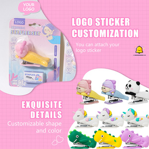 เครื่องเย็บกระดาษนางเงือกน่ารัก + ลวดเย็บกระดาษคอมโบพกพาทนทานใช้ในสำนักงาน/เรียนที่ต้องมี - Product Image 6