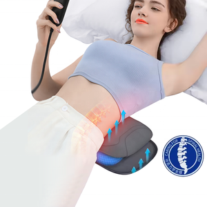 Masajeador Lumbar Inteligente Ajustable para Espalda, Pulso de Vibración, Soporte de Compresa Caliente, Tracción por Calor, Cojín Eléctrico para Masaje de Columna Vertebral - Product Image 1