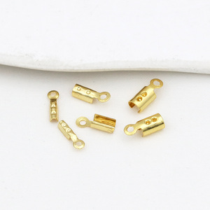 Connecteur de boucle de bijoux en fil rond pour la fabrication de bracelets, en cuivre, modèle B48 - Product Image 2