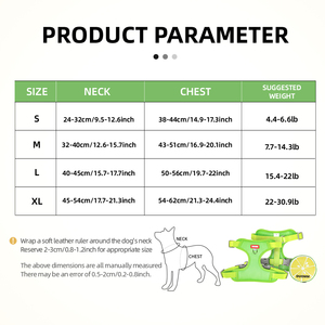 Factory-Spot Cute Small Puppy Dog Arnés Transpirable Fruit Pattern <span class=keywords><strong>Pet</strong></span> Chest <span class=keywords><strong>Strap</strong></span> Small Dog Leash Mochila - Product Image 6