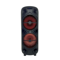 Altavoz Multifuncional con Subwoofer para Fiestas al Aire Libre, Reproductor de Audio Boombox de 60W con LED RGB 5.0, Altavoz con Ranura para Tarjeta TF